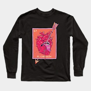 El Corazón - Lotería Long Sleeve T-Shirt